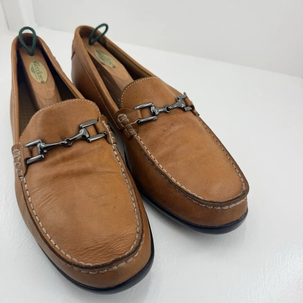 FootJoy FJ Club Casual Mens 11M Tan Leather Bit Loafers 79008 Slip On Shoes